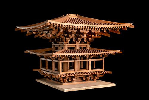 薬師寺西塔 構造模型
