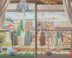《五月の窓辺》幸田千依 キャンバスに油彩 65.2×53cm 2020年
