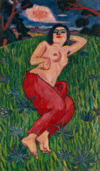 萬鉄五郎《裸体美人》（重要文化財）1912 年