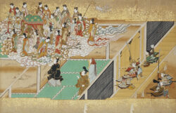 《竹取物語絵巻》（部分）江戸・17世紀