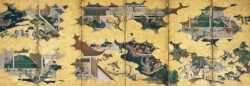《源氏物語図屏風》（左隻）江戸・17世紀