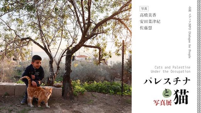 W'UP★10月8日～10月26日　「パレスチナと猫」写真展　Cat's Meow Books（キャッツ ミャウ ブックス）（世田谷区若林）