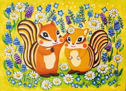 「マーガレットを君に」　油彩4号