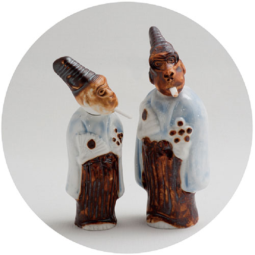 郷土玩具「舌出三番叟(しただしさんばそう)人形」