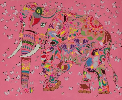 W'UP★10月25日~11月3日 ~色彩の希望III~秋野暢子と希望の輪展 西武渋谷店 A館7階催事場(渋谷区宇田川町)