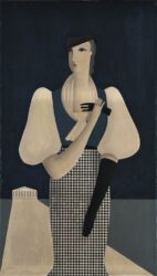 東郷青児 《黒い手袋》 1933年 油彩/カンヴァス 119.2×68.2cm SOMPO美術館