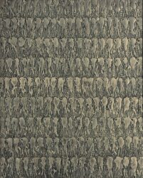 宮脇愛子 《作品(TL11-0)》 1962年 油彩・大理石粉/カンヴァス 91.0×71.0cm 水戸芸術館