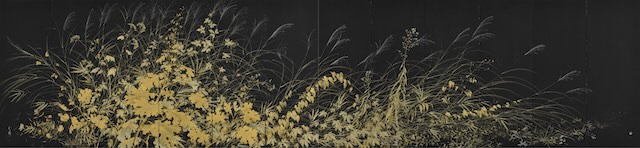 川端龍子 《草の実》 昭和6年