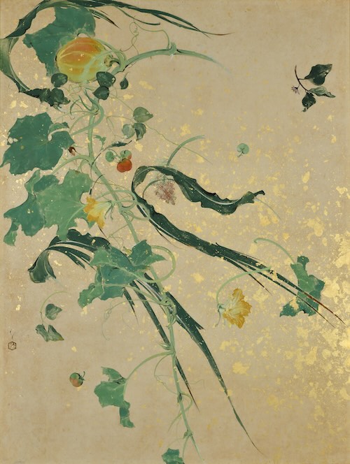 川端龍子 《爆弾散華》 昭和20年