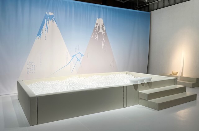 オバケ湯 祖父江慎 PLAY! MUSEUMでの展示風景