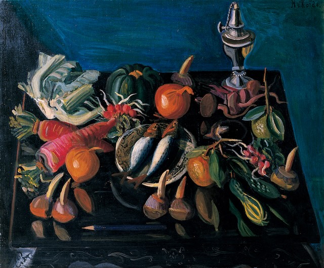 小出 楢重、草花静物、希少画集画、新品額装付 W'UP☆9月13日～11月24日 小出楢重 新しき油絵 大阪中之島美術館（大阪