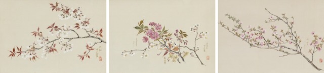 跡見玉枝《桜花図巻》1934年 東京国立近代美術館