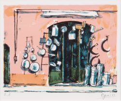 《金物商》リトグラフ・紙 1973年