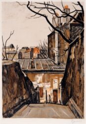 《メニルモンタン》リトグラフ・紙　1976年