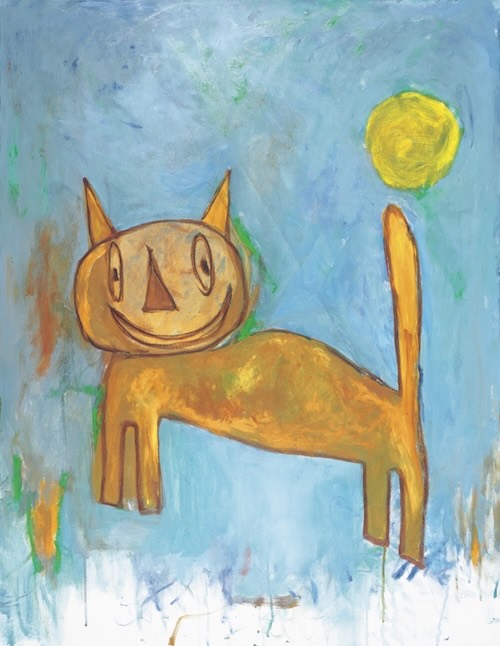 「George I」リキテックス キャンバス 117×91cm