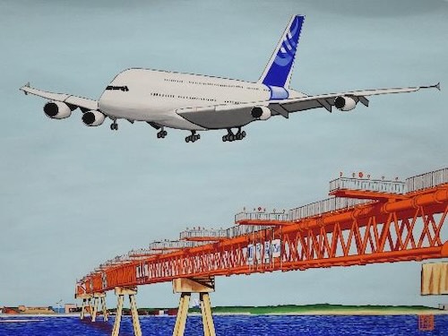 森永 翔「エアバス A380」50X66