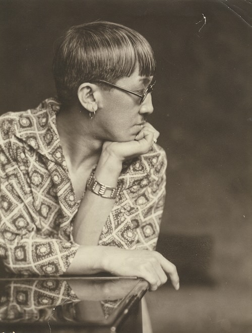 ボリス・リプニツキ《藤田嗣治》1925年頃 シャーマン・コレクション(河村泳静氏所蔵/伊達市教育委員会寄託)