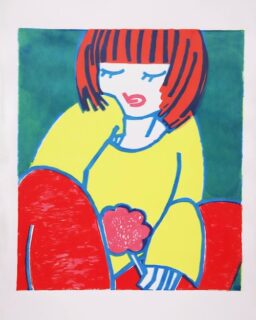 大野 咲樹氏（シルクスクリーン作品）