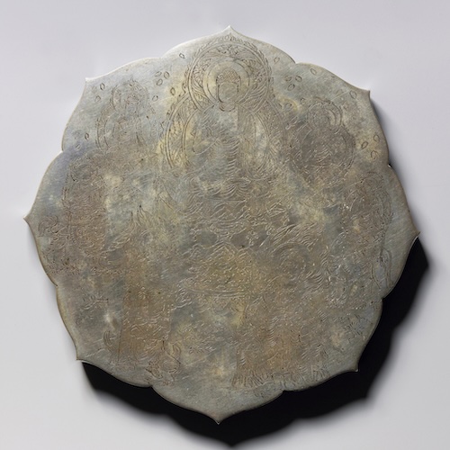 国宝《線刻仏諸尊鏡像(せんこくぶつしょぞんきょうぞう)》 平安・12世紀 泉屋博古館