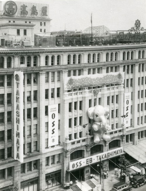 「ゾウのいるデパート」壁面装飾,1950年6月30日~7月初旬