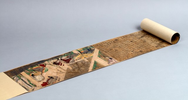 国宝「源氏物語絵巻」竹河(二)徳川美術館蔵