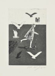 《颸風に寄す》2018年　作家蔵