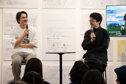 左から、押山清高監督、成田悠輔氏