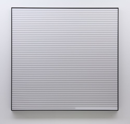 Ikeda Ryoji 池田 亮司(1966 - ) 4’33” 2010 framed 16mm film W92.5×H88.0×D2.7cm