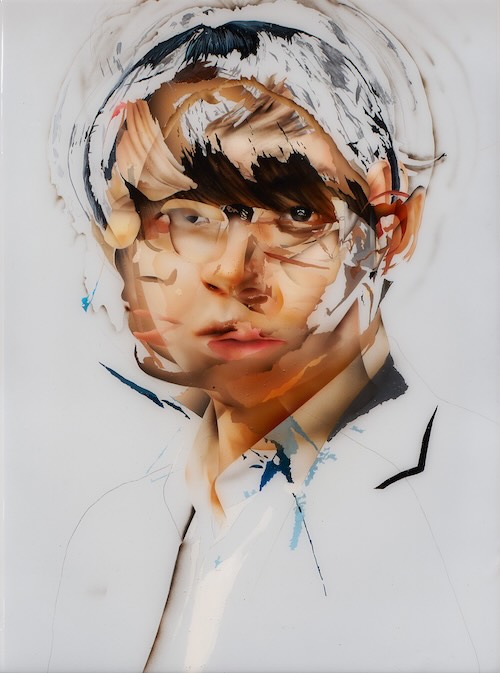 會見明也《自画像》令和7年(2025) 絵画科油画専攻卒業