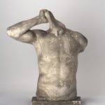 《男性裸体トルソ》明治41年(1908)納入。