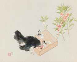 竹内栖鳳 ≪慈母≫ 昭和16年（1941）