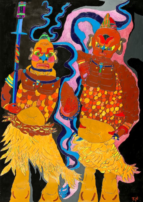 中畑寿康 「金剛力士像」