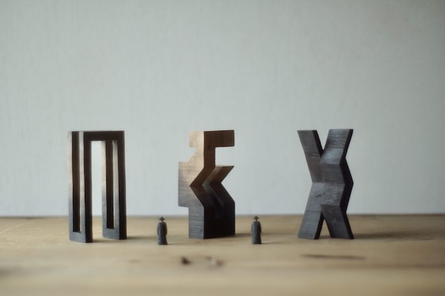 Olectronica Wood sculpture (2020) 木媒染着色