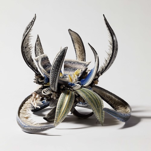 島村光《群雀》(2024年)