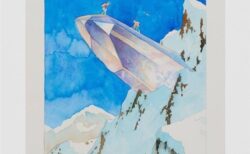 福井篤　Untitled　2025　watercolor and pencil on paper