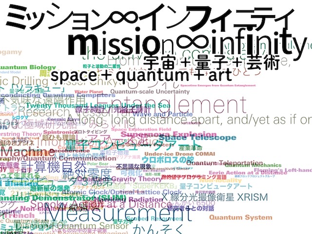 W'UP★1月31日～5月6日　ミッション∞インフィニティ｜宇宙+量子+芸術　東京都現代美術館（MOT）（江東区三好）