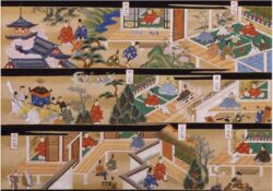 聖徳太子絵伝 第三幅(部分)