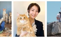 左）木彫作家・花房 さくら　中）日本画家・溝口 まりあ　右）石彫作家・土井 木蓮