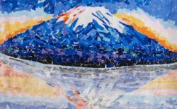 花田知佳 作「おりがみの富士山」