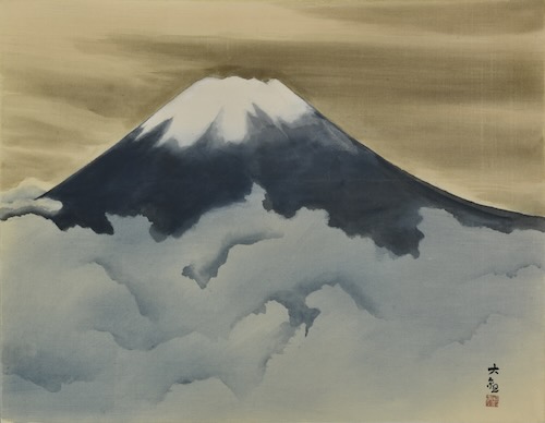 三越伊勢丹所蔵の特別展示 横山大観作「霊峰不二」