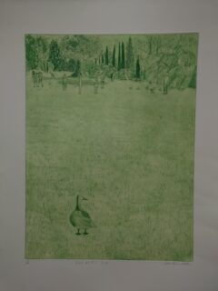 「Kew ガーデン」　銅版画 396×300mm 2025