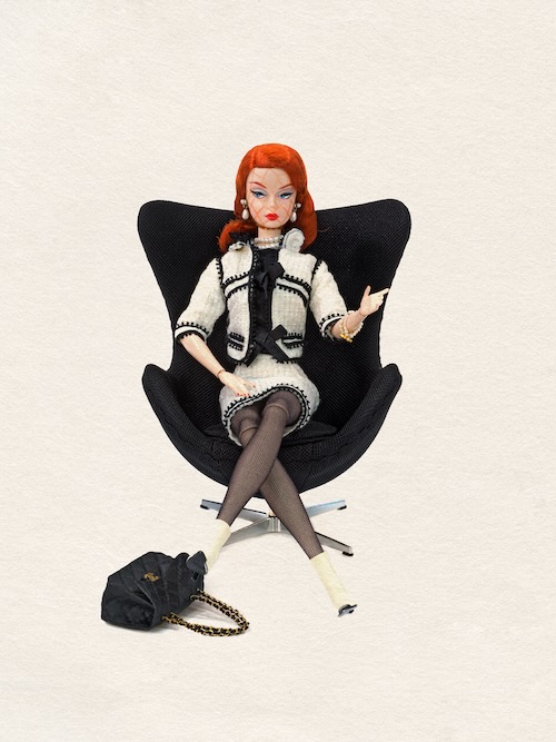 Channel with egg chair