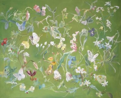 「Life tie」キャンバスにアクリル絵の具