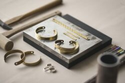 金工作業の様子