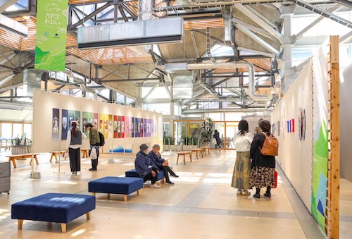 昨年の展示風景(2025年3月、SEE SEA PARKにて)