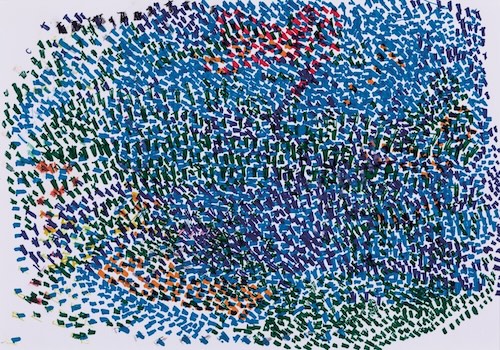 《(無題)(青)》 工藤みどり