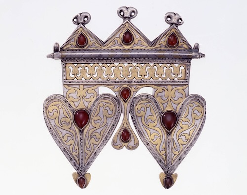 《背飾り(ゴシャ・アシク)》テケ族、トルクメン人