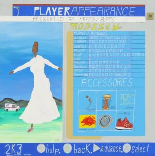 Yarrow Slaps MODESTY (HARRIET TUBMAN'S GRAND MOTHER), 2020 91.4 × 91.4cm, acrylic and mixed media on canvas